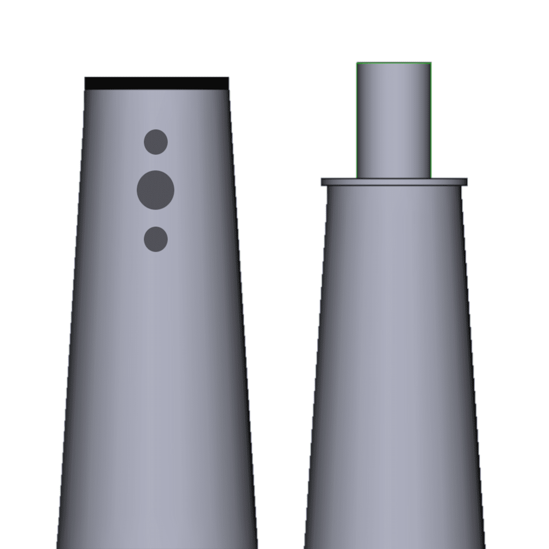 2 Piece Round Tapered Steel Pole